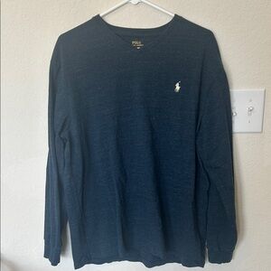 Polo by Ralph Lauren Men's Dark Blue Long Sleeve Tee
